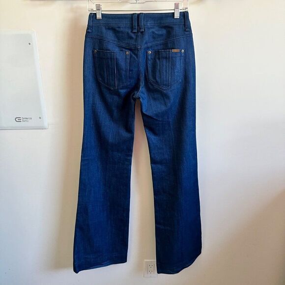 Burberry Bethanal Flare Denim Blue Jeans Bell Bottoms Size 25 - Picture 5 of 8